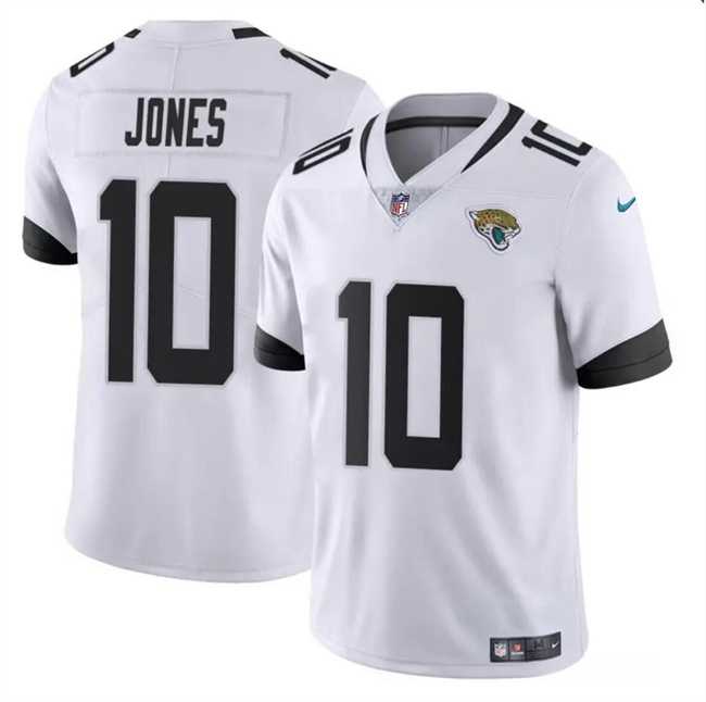 Men & Women & Youth Jacksonville Jaguars #10 Mac Jones White Vapor Untouchable Limited Stitched Jersey->jacksonville jaguars->NFL Jersey